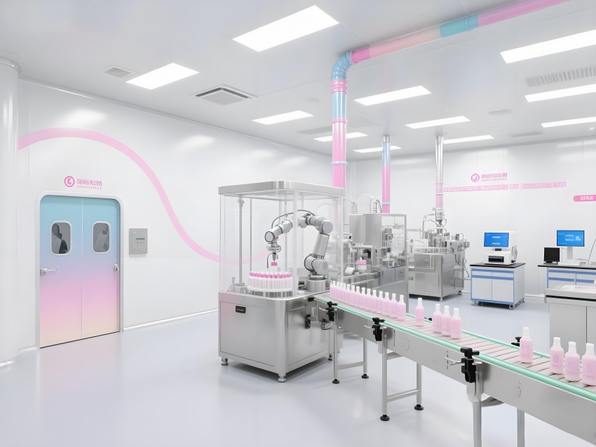 淮南5500平化妝品廠潔凈車(chē)間凈化設(shè)計(jì)裝修效果